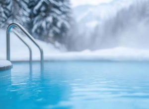 Piscine en hiver