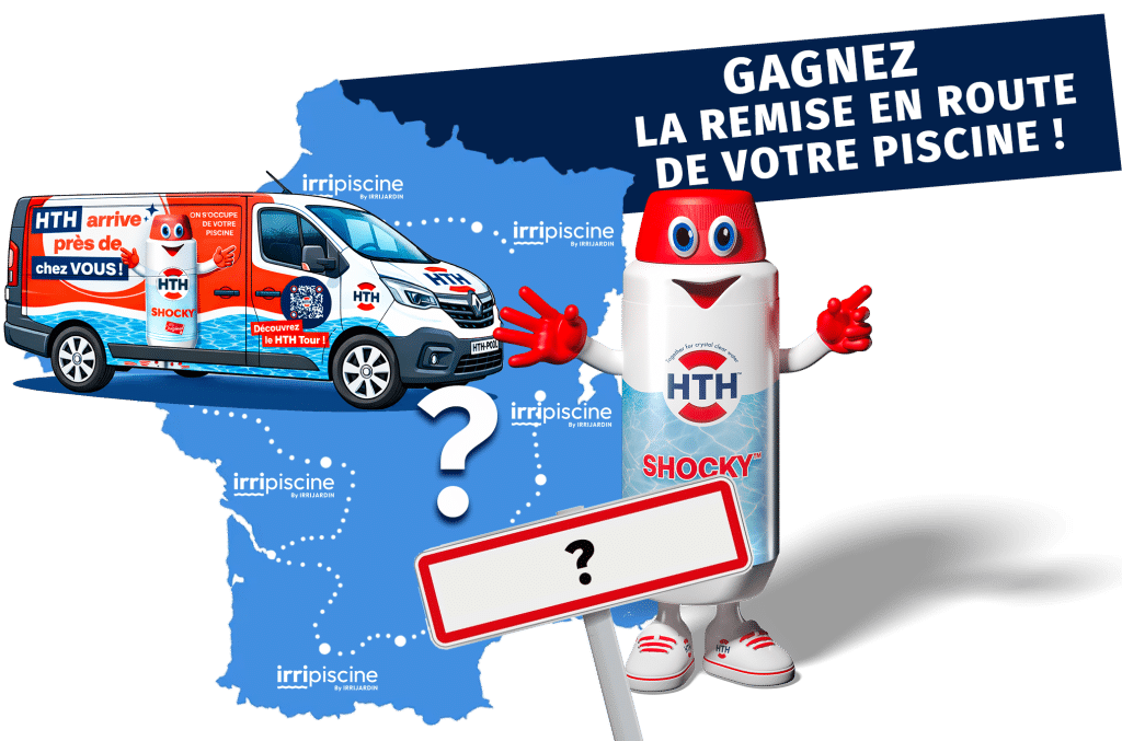 Carte de France HTH Irripiscine