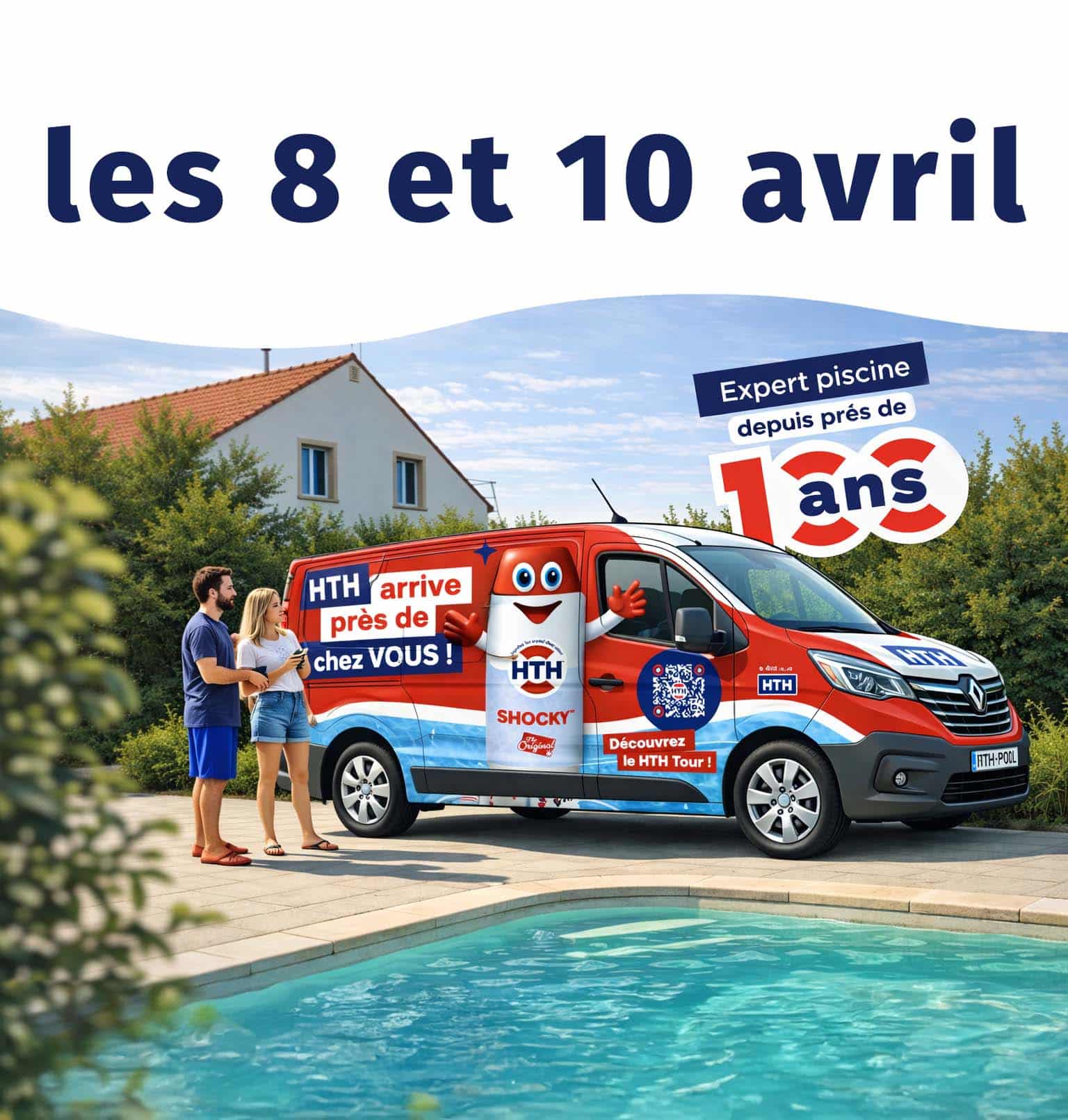 je suis disponible les 8 et 10 avril